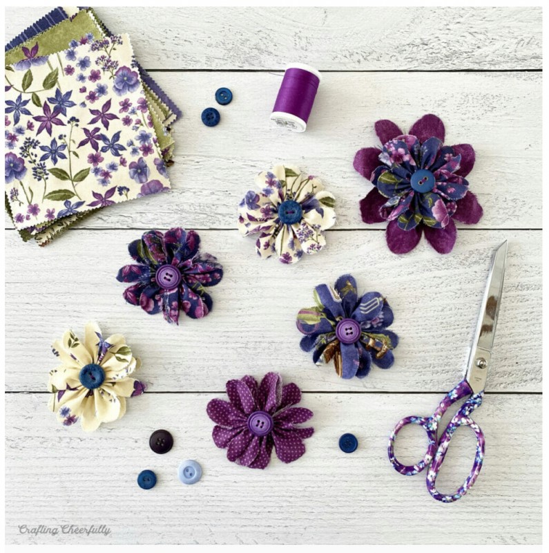How to Make Fabric Flowers — All Sewing Ideas