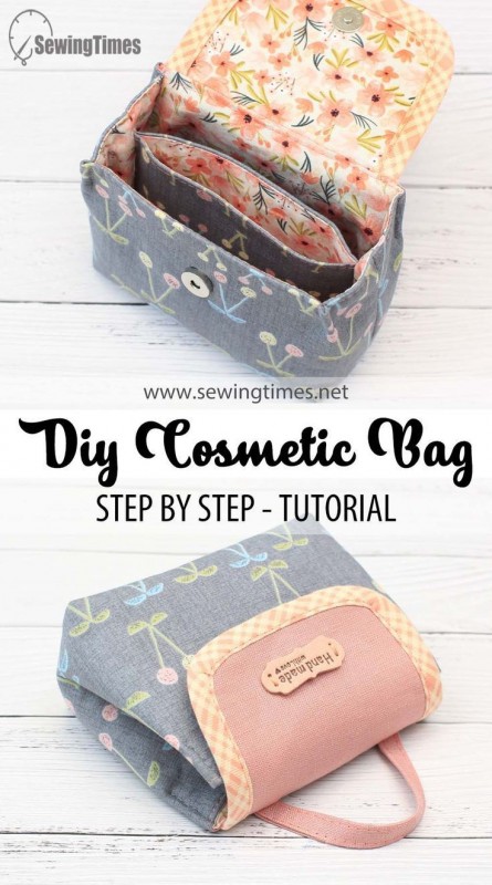 How to make the Diy Cosmetic Bag — All Sewing Ideas