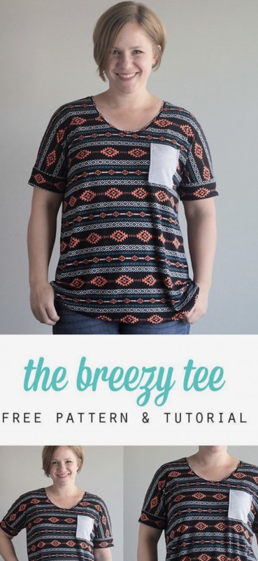 DIY The Breezy Tee — All Sewing Ideas