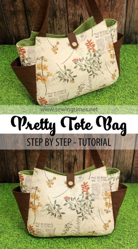 How to sew the Pretty Tote Bag — All Sewing Ideas